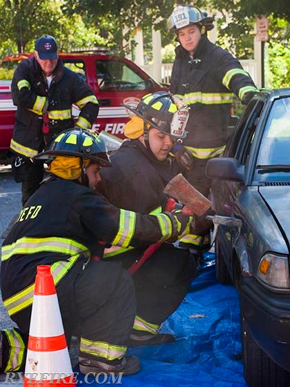 Rye FD Fire Prevention Week Open House 10/12/15.  Photo by Lt. Lester Millman 